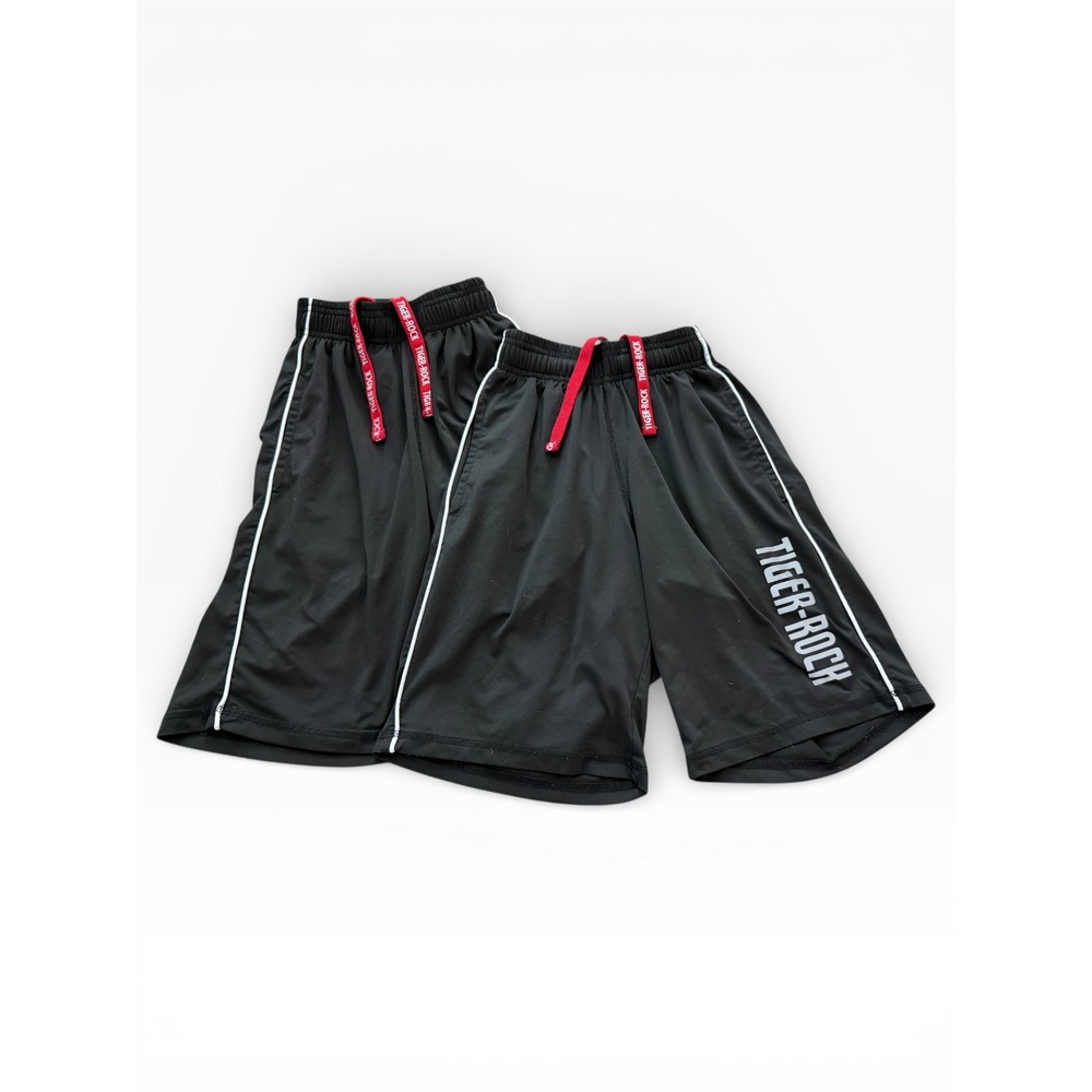 Tiger Rock Kids Youth‎ XS Athletic Training Shorts Black Drawstring